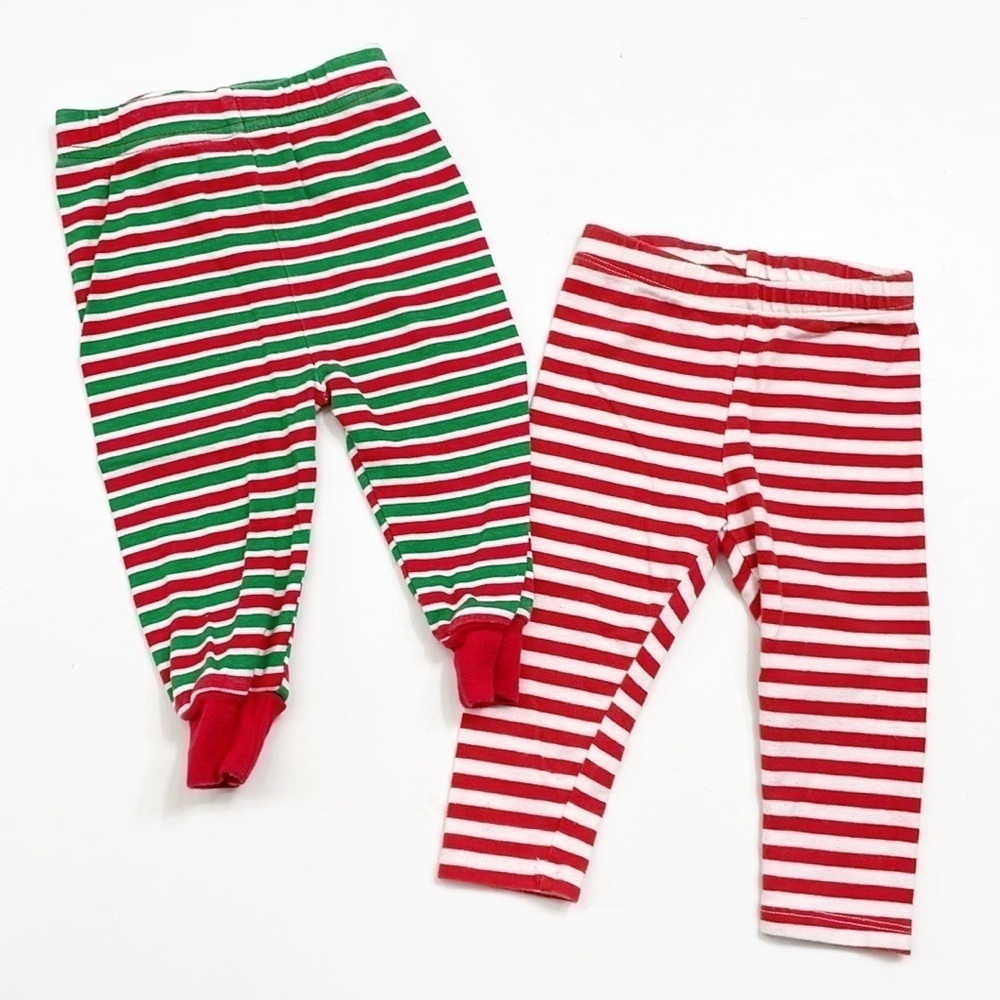 Carter's & Jack baby girls Christmas pajama bottoms